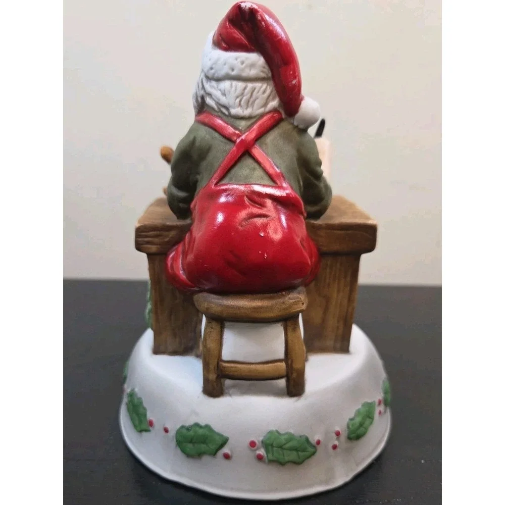 VtG Enesco Christmas Santa Claus Shoppe Musical Cantique De Noel 1985‎ Working